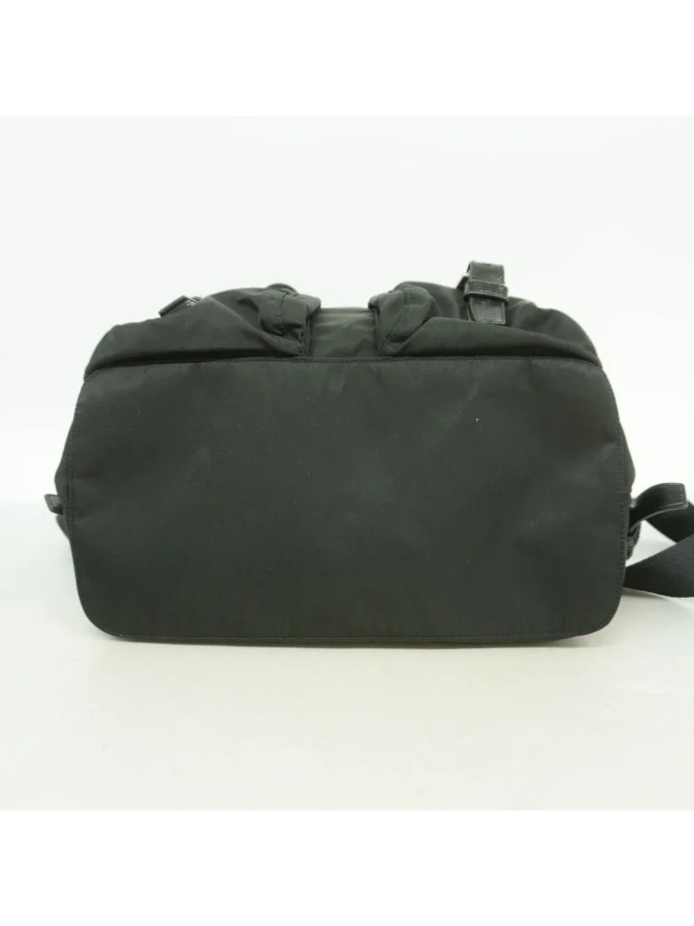 Prada Backpack Nylon Black Silver